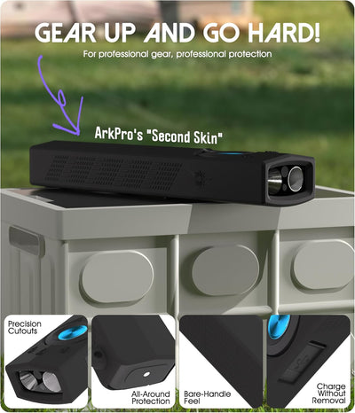 Fundas protectoras silicona para linterna Olight ArkPro 2 pzas