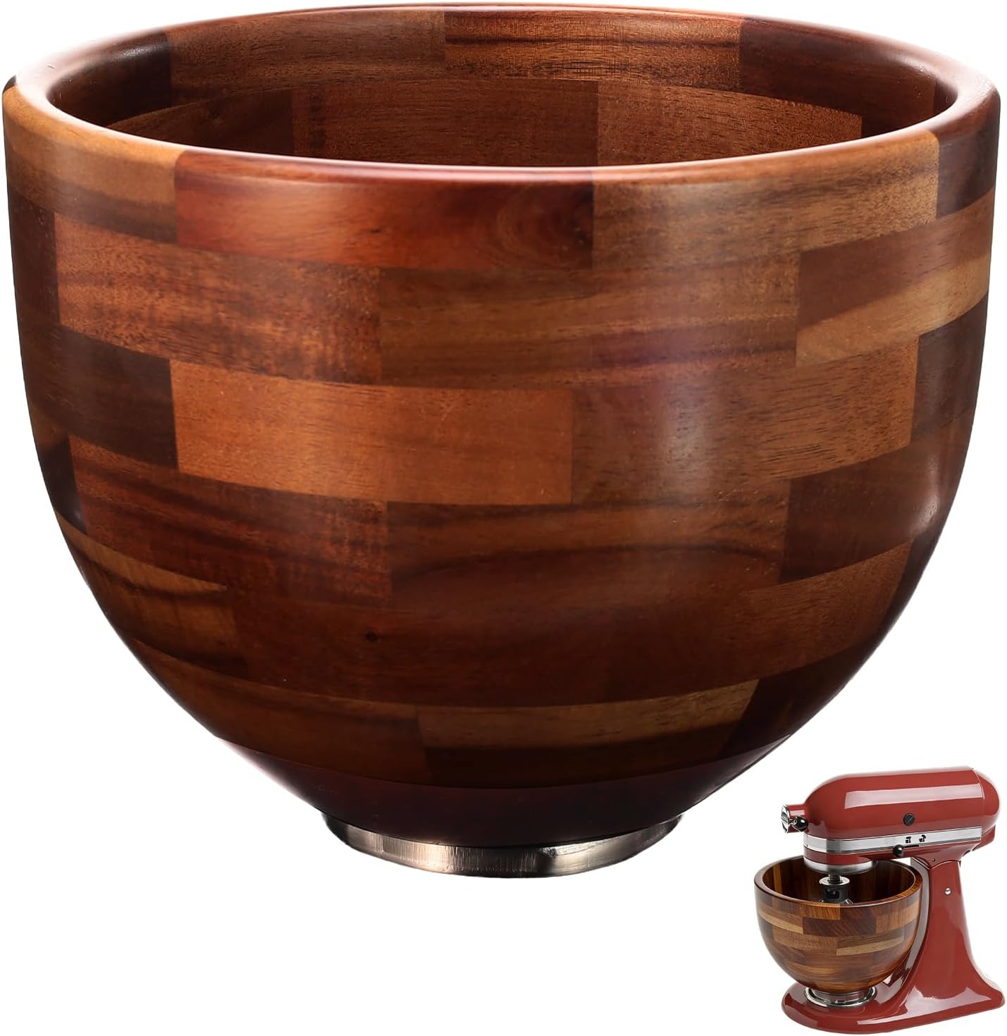 Tazón Acacia Comp KitchenAid 5qt Con Base