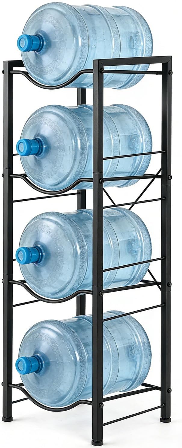 Soporte jarra agua 5 galones 4 niveles cocina oficina