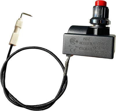 Encendedor gas patio con cable electrodo 400mm batería AAA
