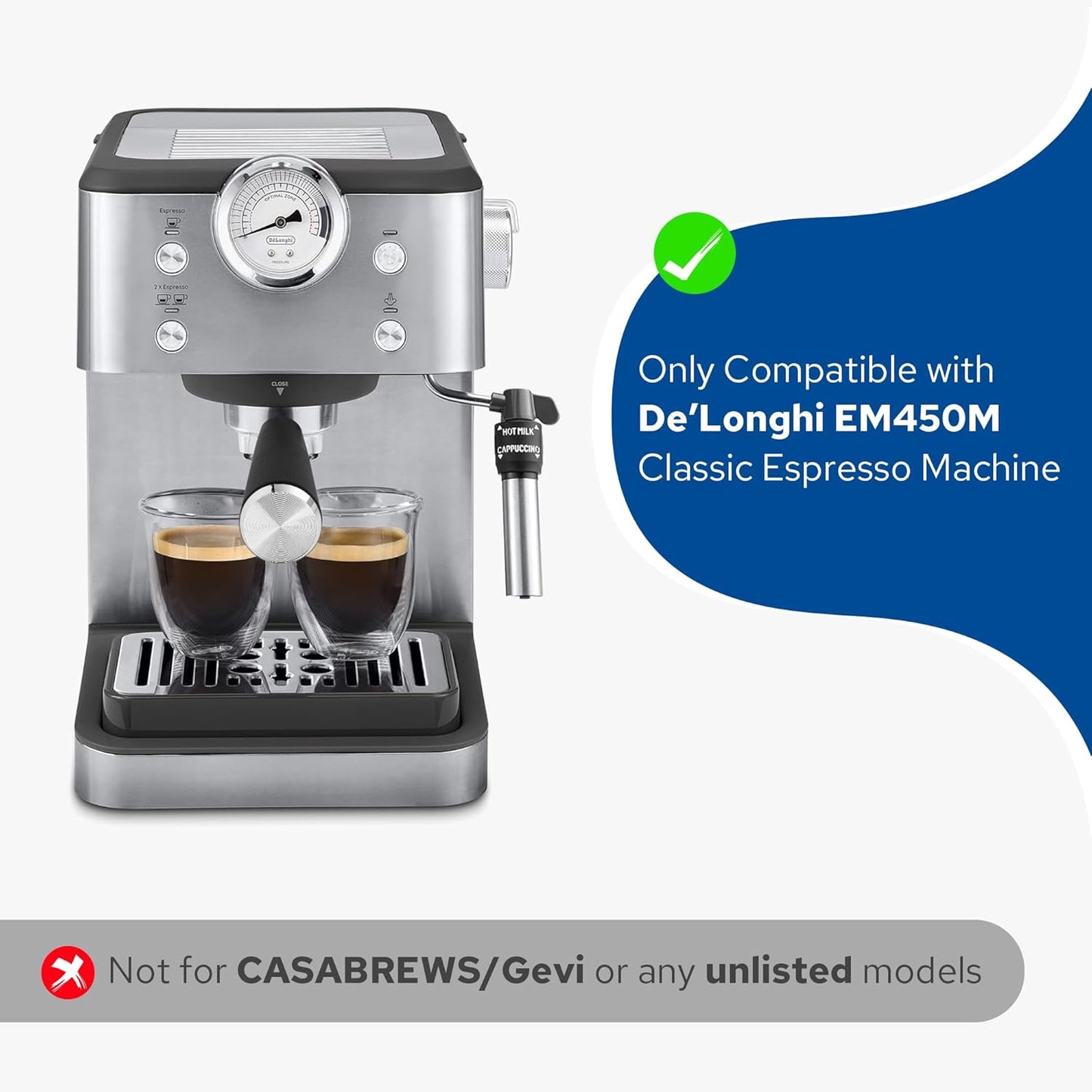 Cesta filtro doble acero inox para espresso De'Longhi
