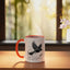 Taza Cerámica Grackle Line Art Naranja/Blanco