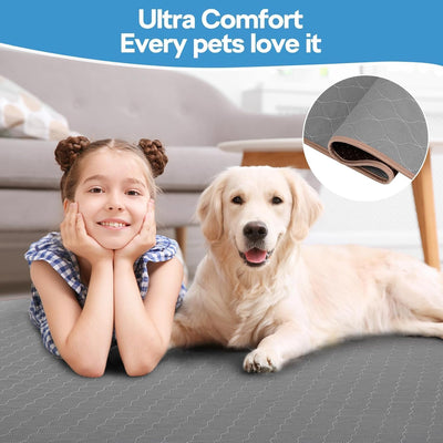 Almohadilla perro 72x72pulg antideslizante impermeable reutilizable
