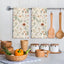 Toallas de cocina con diseño floral cristiano rústico para mujer