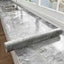 Adhesivo cocina mármol gris brillante impermeable 15.7x118pulg