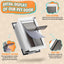 Puerta perro 3 solapas aluminio para pared interior exterior