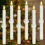 Velas ventana LED sin llama 10x0.78pulg set 6 luces