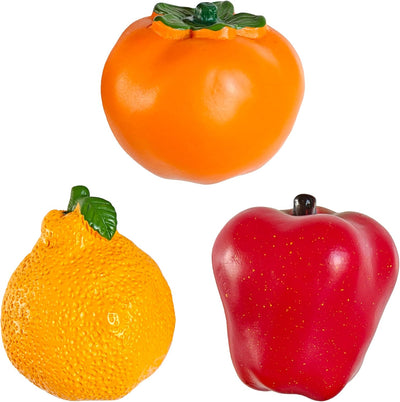 Imanes decorativos 3D realistas de frutas para refrigerador y pizarra