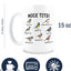 Taza de café de cerámica con diseño de pájaro Nice Tits