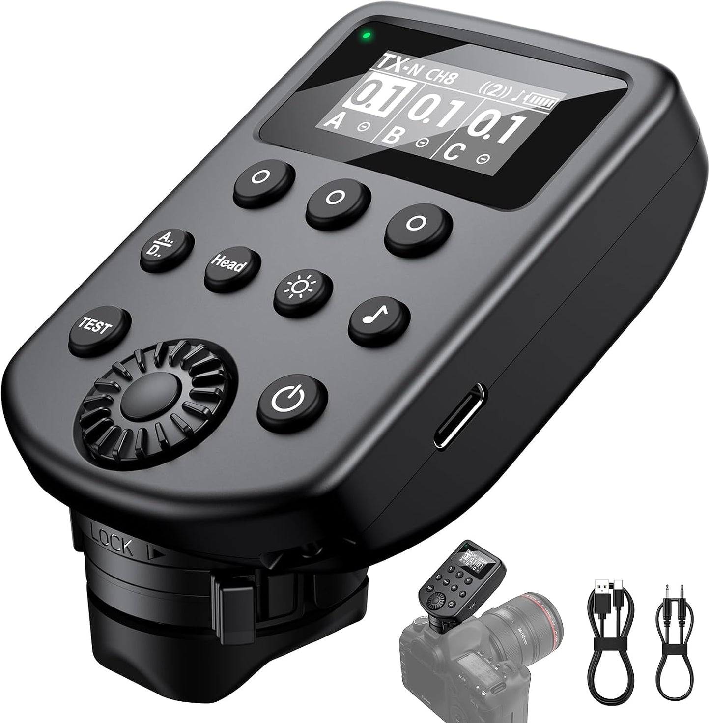 Disparador flash inalámbrico comp Profoto Air1 Air2 100 canales