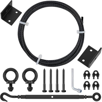Kit puerta antihundimiento cable acero inox T316 9ft