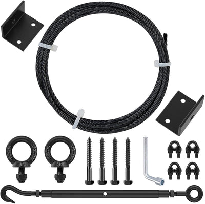 Kit puerta antihundimiento cable acero inox T316 9ft