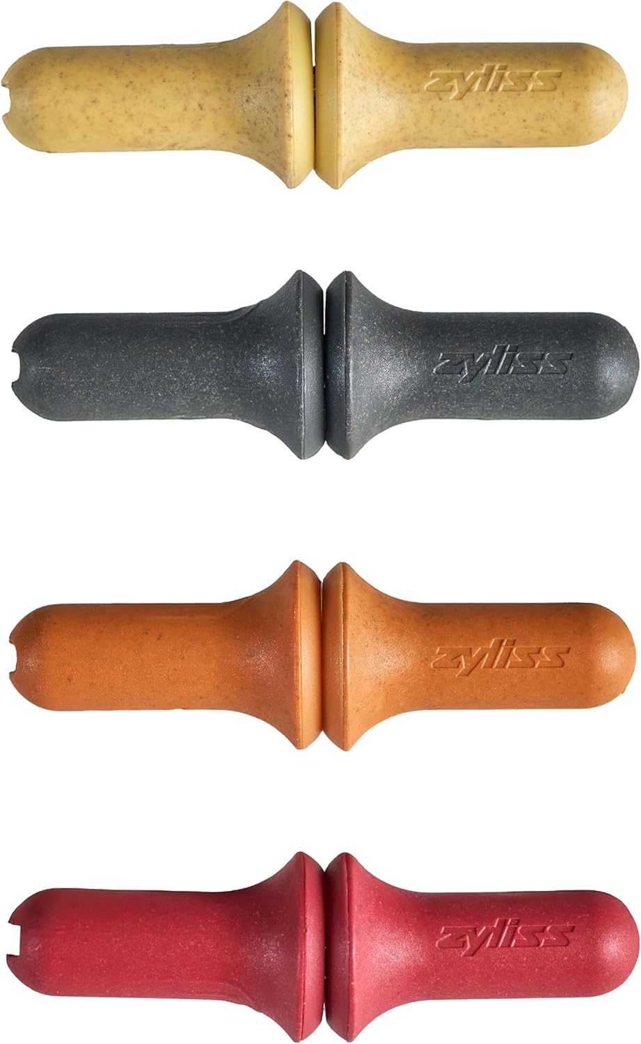 Set 4 soportes acero inox asas paja trigo