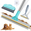 Rastrillo alfombras pelo mascotas reutilizable mango ajustable