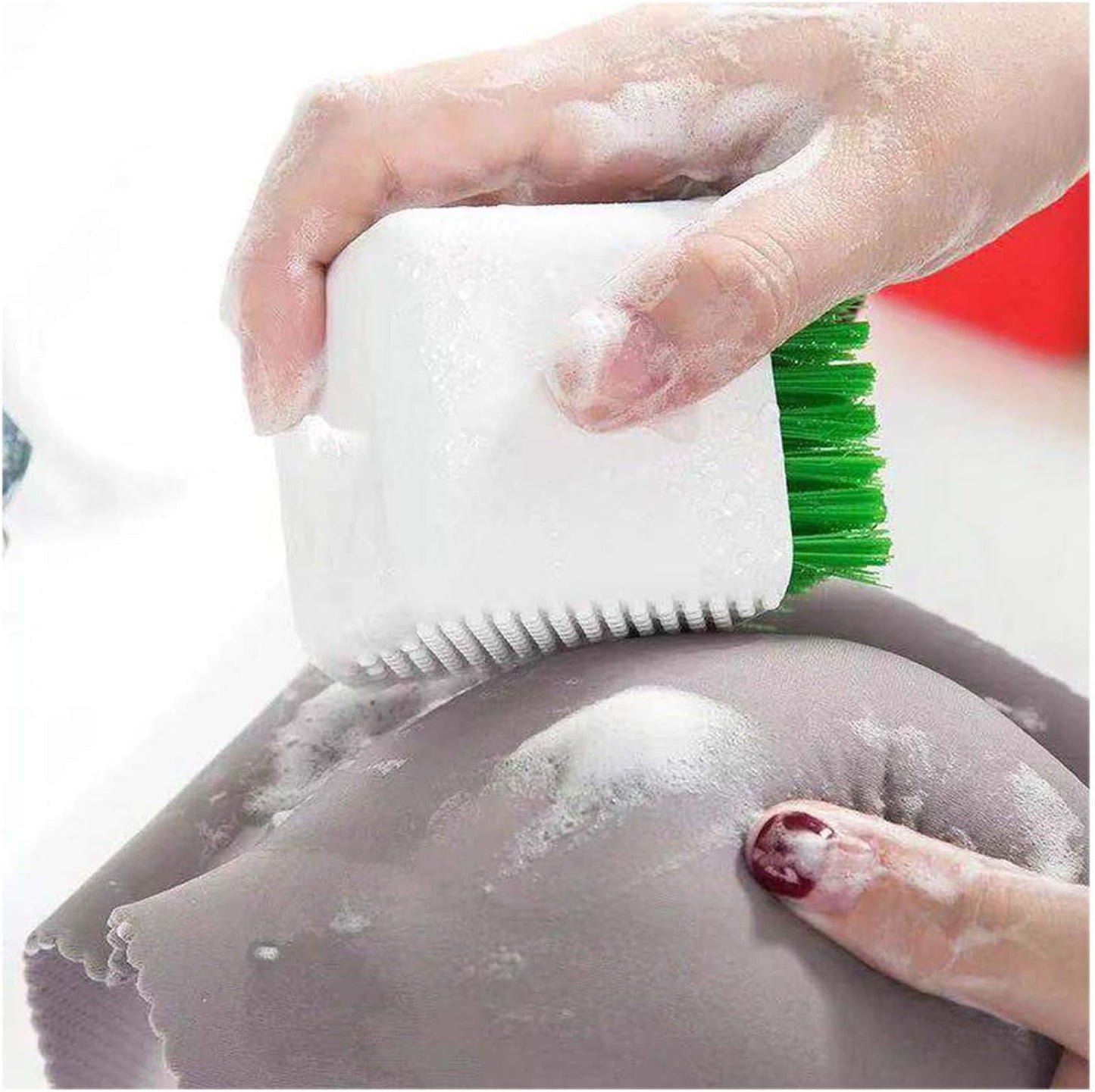 2 Pzas Cepillo Silicona Multiuso para Ropa Hogar