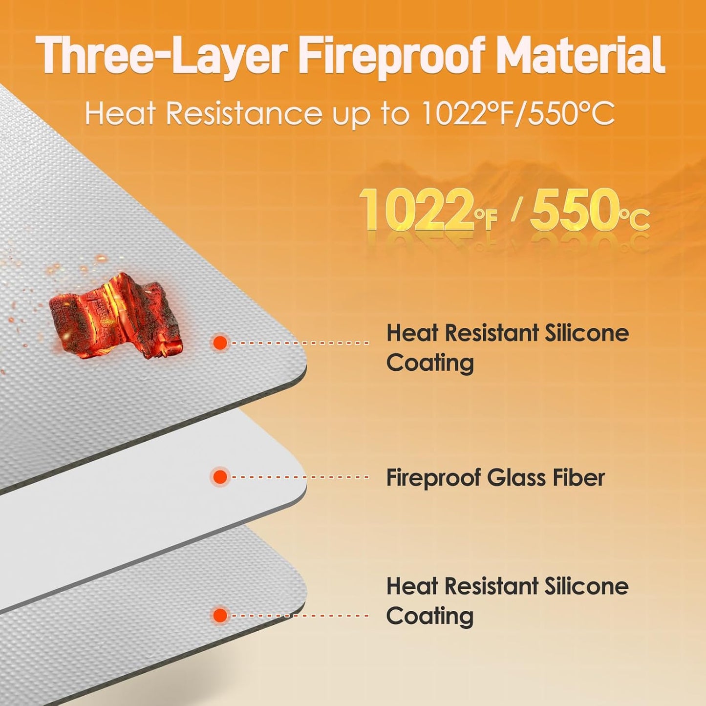 Tapete resistente al calor para freidora de aire 12 x 14 pulgadas