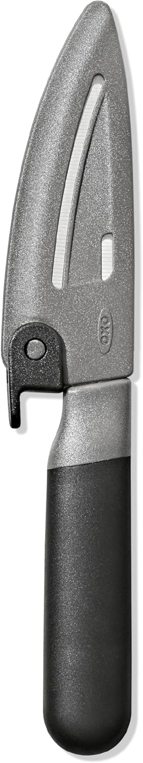 Cuchillo de pelar OXO Good Grips con funda de bloqueo