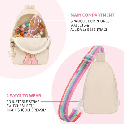 Bolsos bandolera para niñas color beige