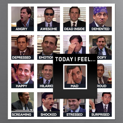 Imán del estado de ánimo de la oficina Michael Scott