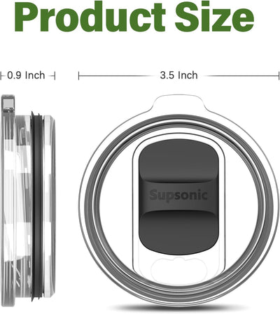 Tapón deslizante para taza de café Supsonic sin BPA y fácil de usar