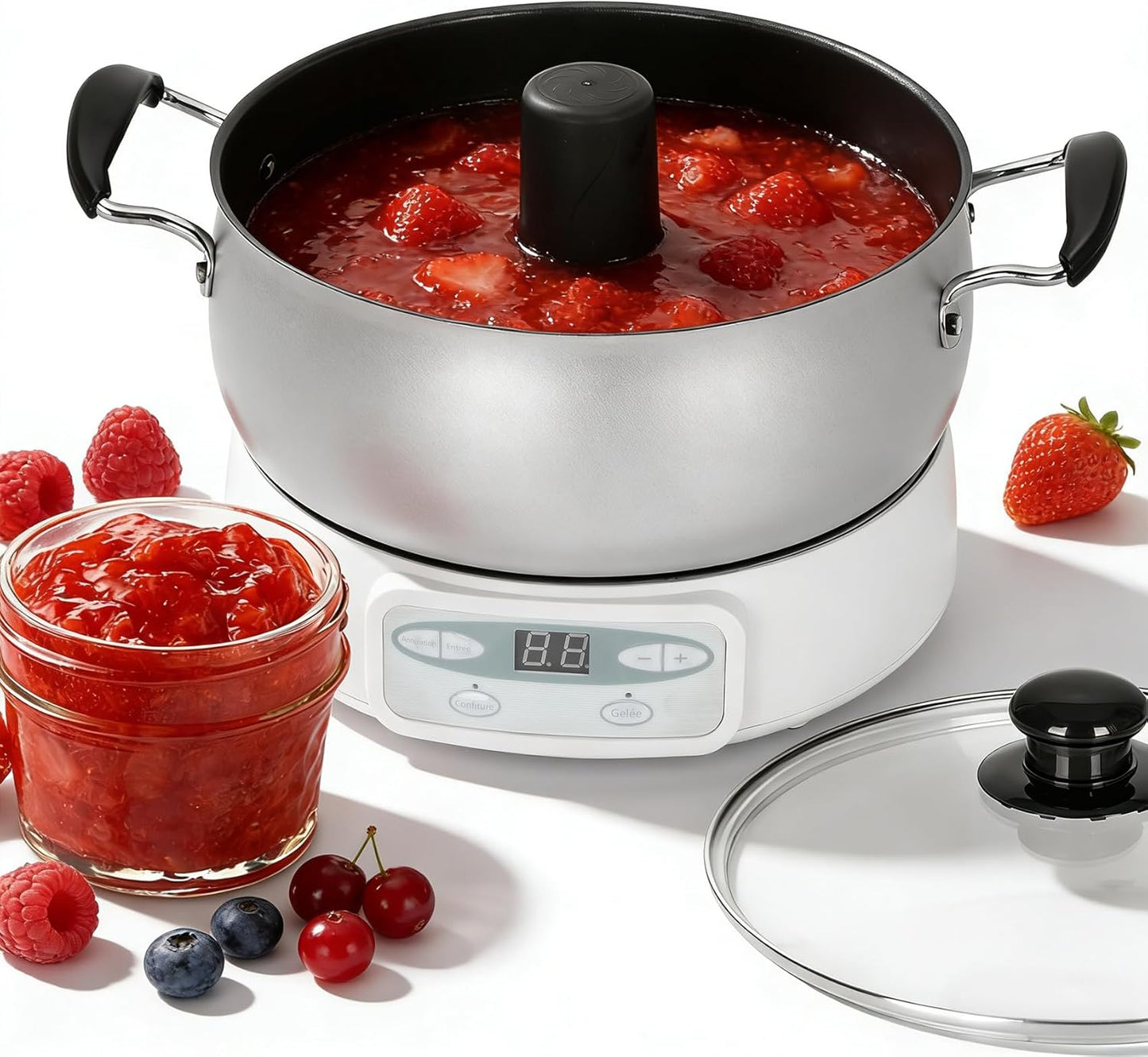 Máquina de mermelada eléctrica 1000W 2L sin BPA