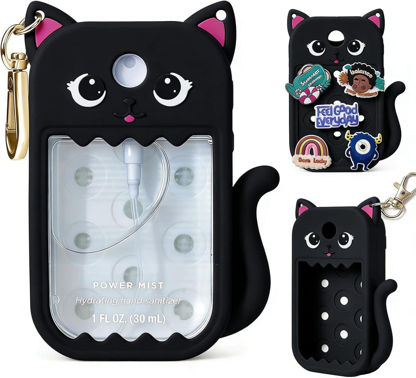 Funda silicona para spray desinfectante Touchland con llavero