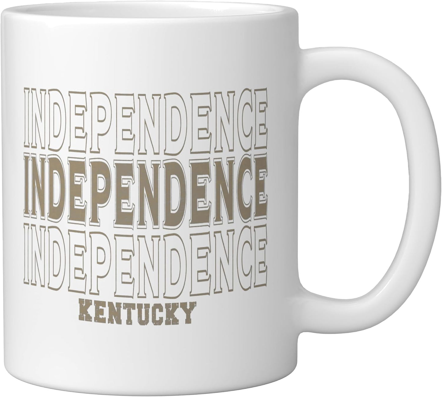 Taza Cerámica Vintage Independence Kentucky Blanca