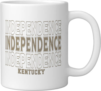 Taza Cerámica Vintage Independence Kentucky Blanca