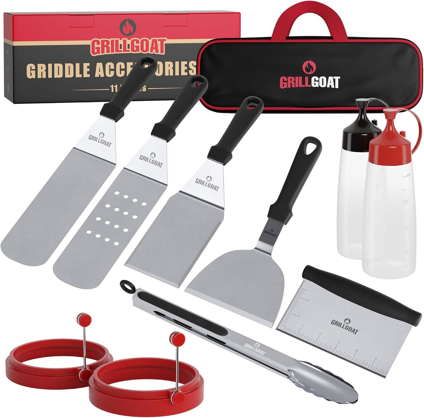 Kit 11 Pzas Accesorios Plancha Acero Inox