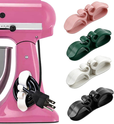 Pack 4 Organiz. Cables Electrodomésticos Cocina