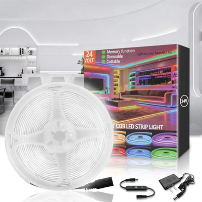 Tira LED blanca 20ft flexible regulable para cocina dormitorio
