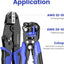 Pelacable automático 3en1 crimpador cables AWG 24-10
