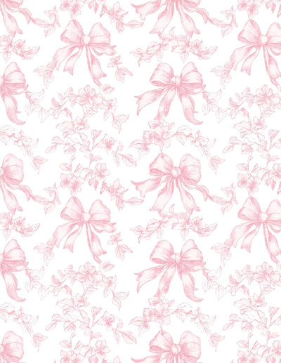 Revestimiento autoadhesivo floral rosa y blanco para estantes y paredes