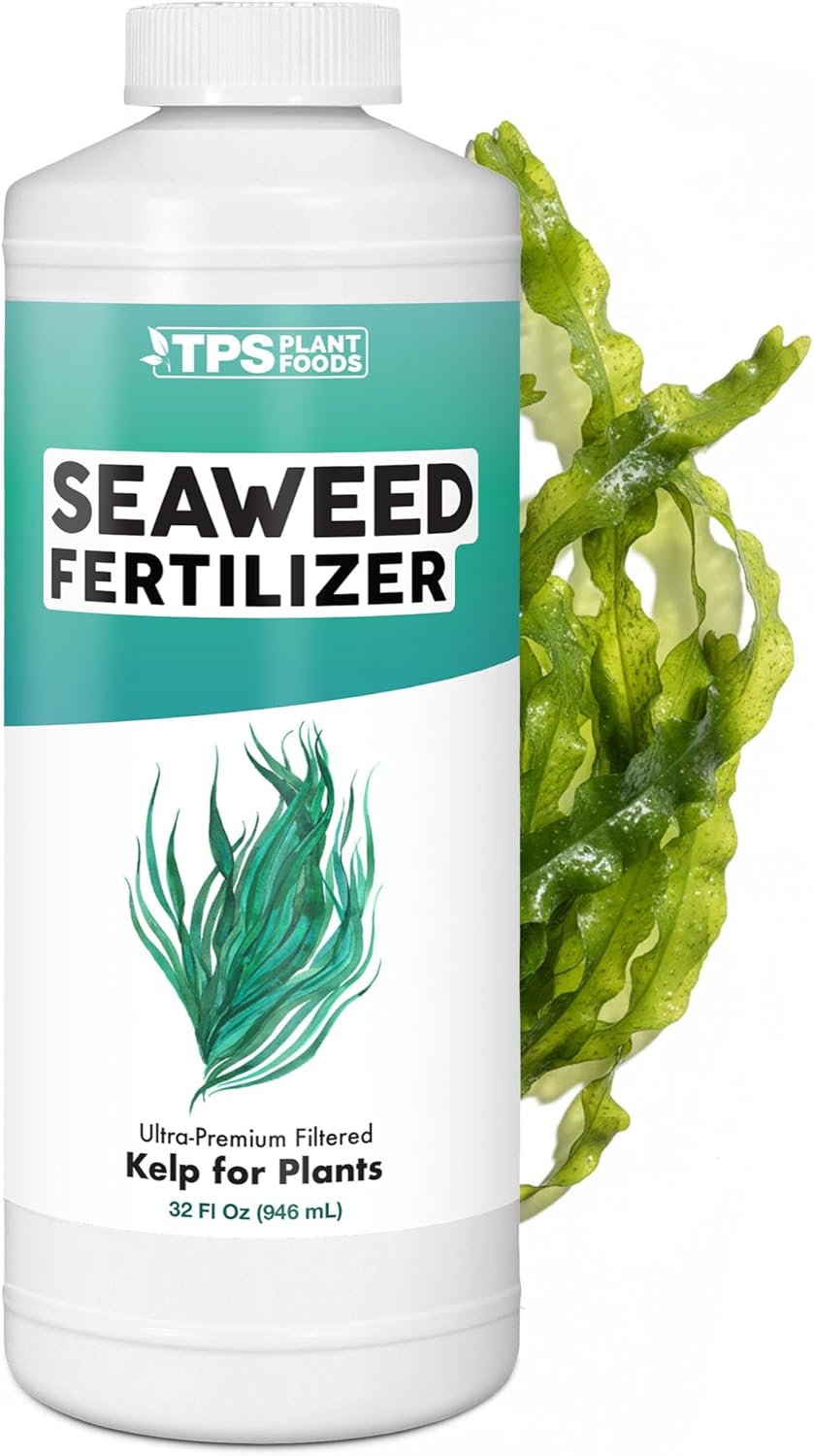 Fertilizante líquido de algas marinas para jardinería 32oz