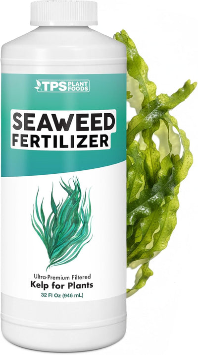 Fertilizante líquido de algas marinas para jardinería 32oz