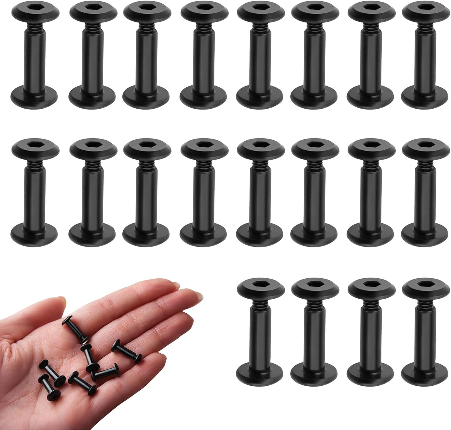 Set 20 Tornillos M3x12mm Para Carpintería y Artesanías