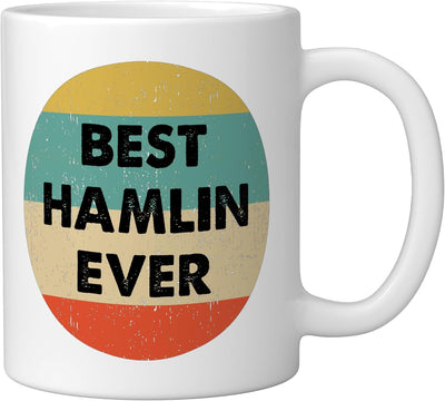 Taza de cerámica Haml en nombre blanca