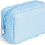 Bolsa de maquillaje nailon con cremallera para mujer
