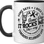 Taza cerámica para Tuberous Sclerosis Complex Warrior en negro/blanco