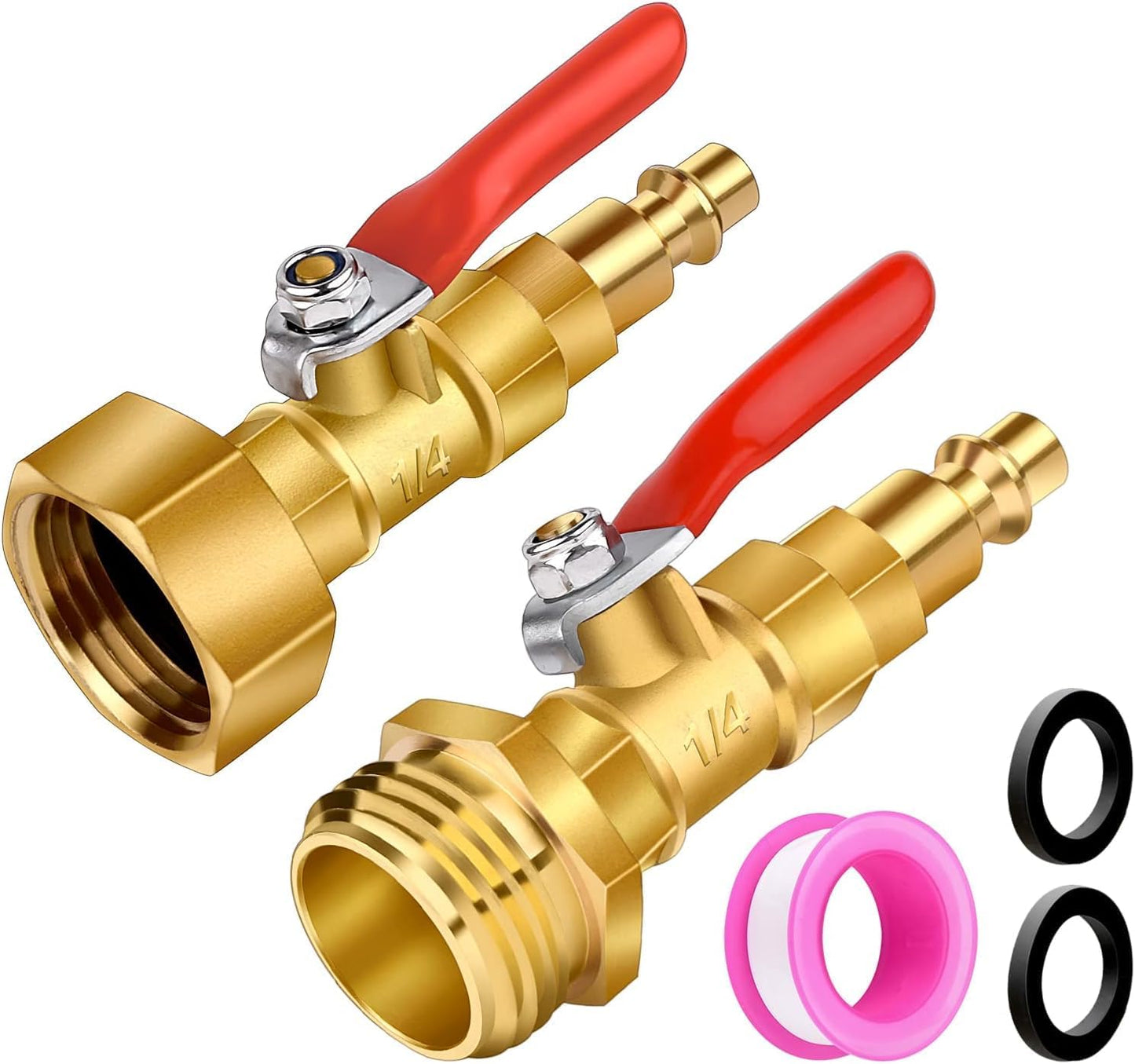 Kit adaptador enchufe 1/4 pulg y rosca GHT 3/4