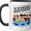 Taza cerámica JBP's Alter Ego Collection Parte 7 Negro/Blanco