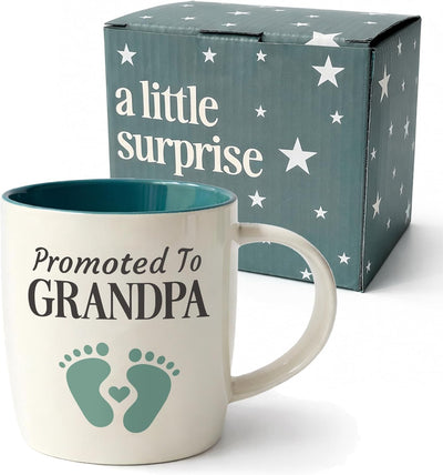 Taza de café Triple Gifffted idea regalo embarazo sorpresa bebé Navidad 2026 cerámica 13 oz