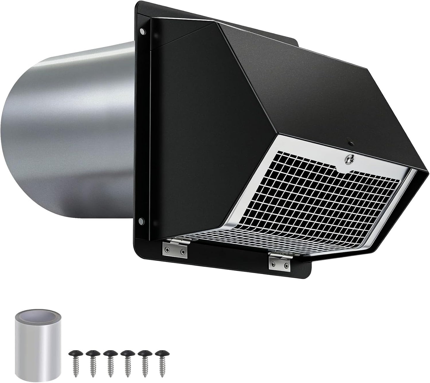 Cubierta ventilación secadora 4pulg acero galvanizado