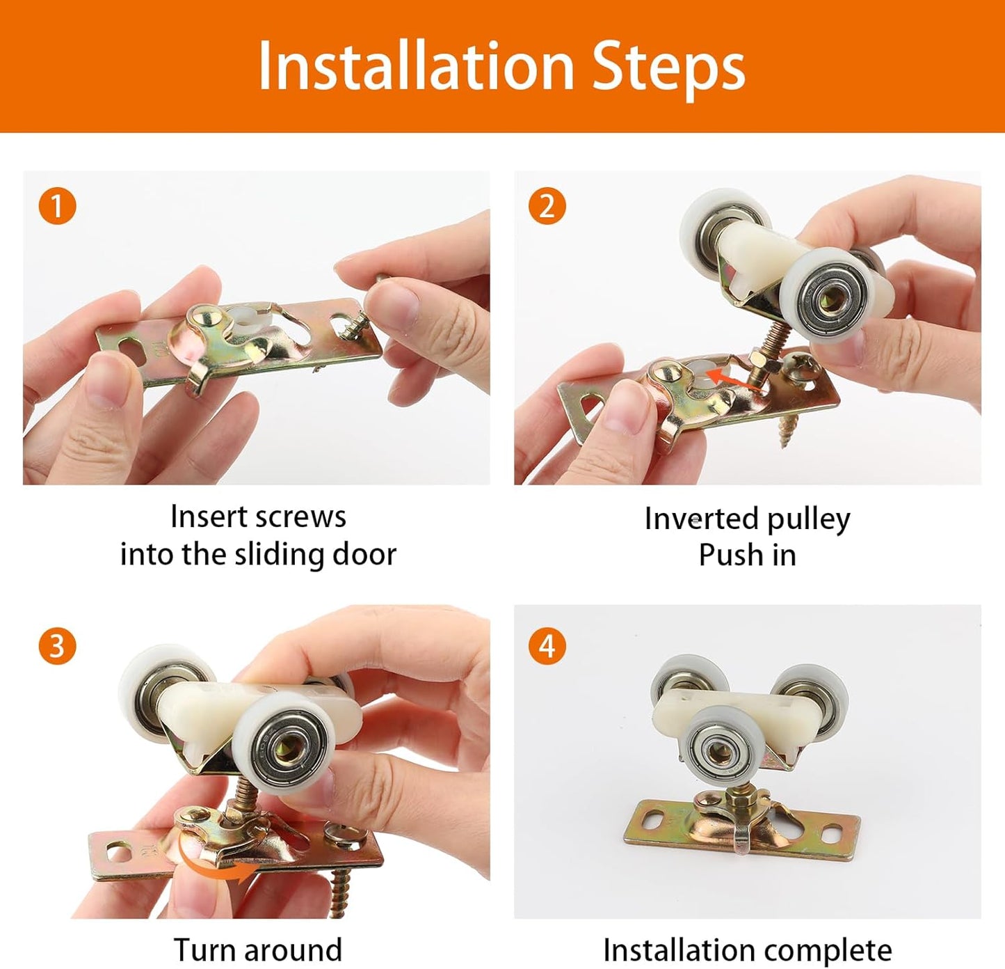 Kit colgador puerta bolsillo Johnson 1 pulg