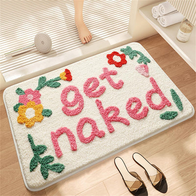 Alfombras baño Get Naked con goma antideslizante lavables