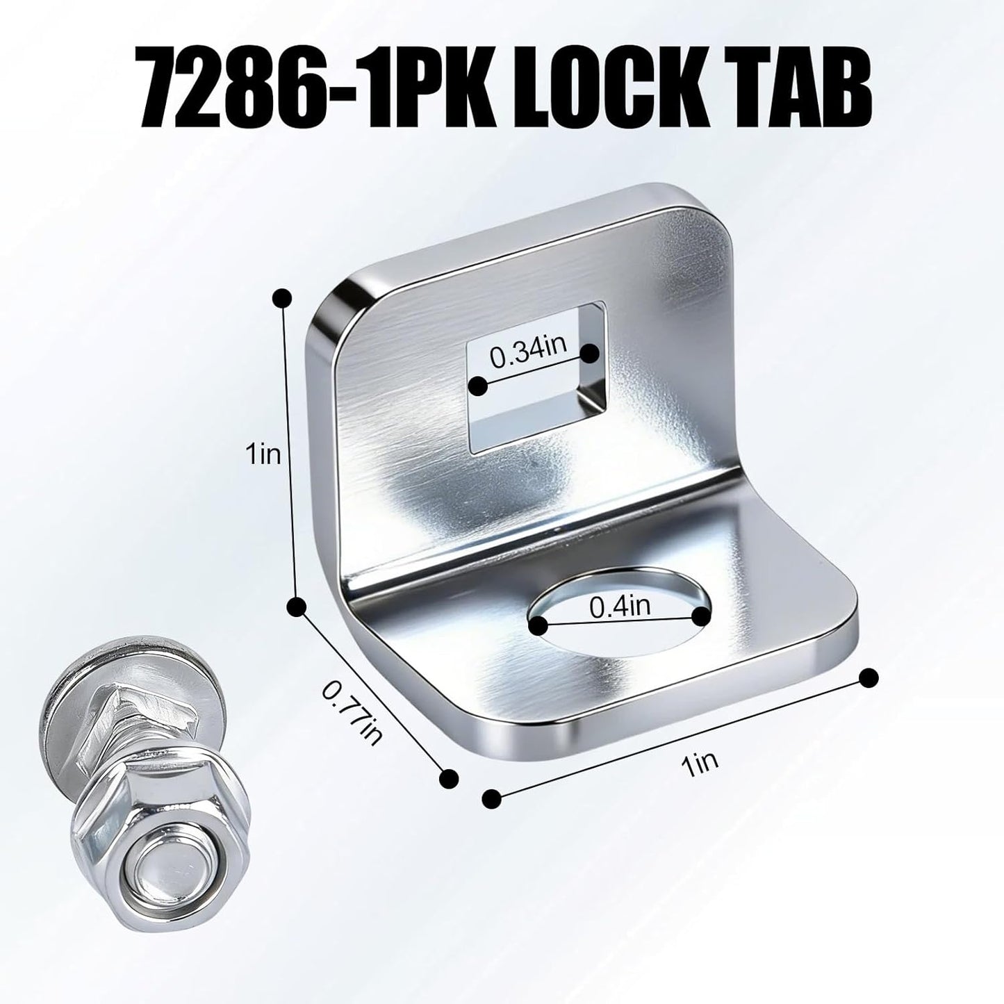 2 Pzas Bloqueo 7286-1PK para Caja Herramientas