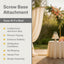 Soporte arco metal dorado 7.2ft para bodas y jardín