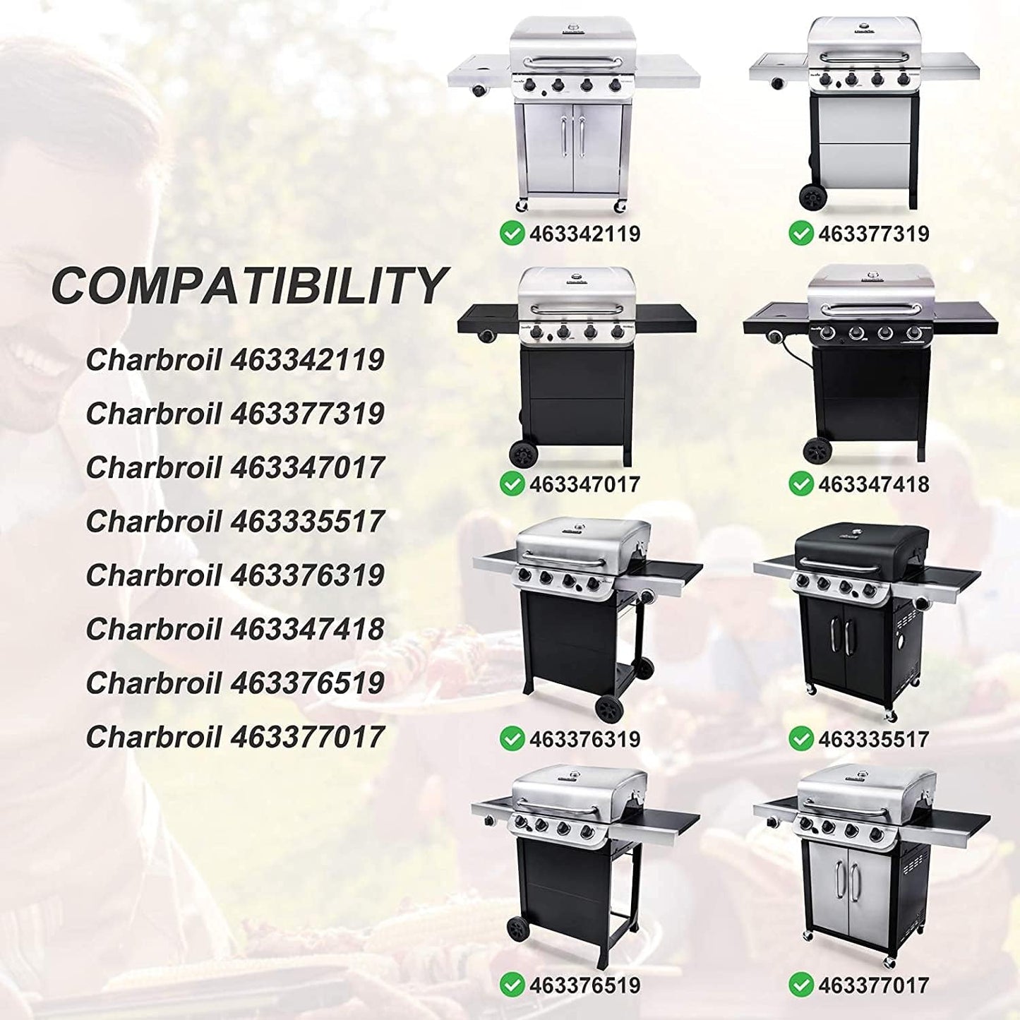 Repuesto para parrilla Charbroil P1
