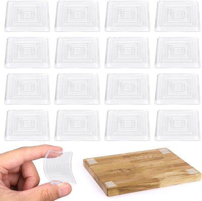 16 Almohadillas silicona antideslizante para tabla cortar