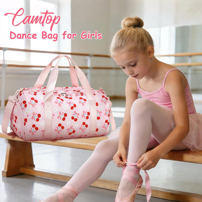 Bolsa de mano deportiva para mujer y niña B-Cereza Rosa